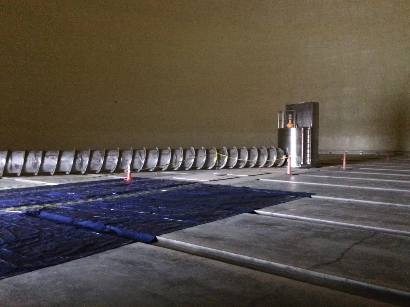 Restentleerungsschnecke im Silo